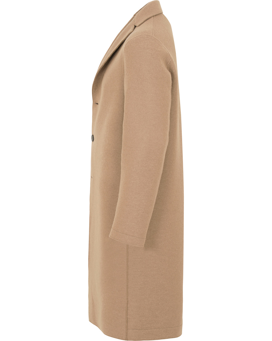Homme | Manteaux Et Vestes | Harris Wharf London | Wool Raw Edge Overcoat Camel
