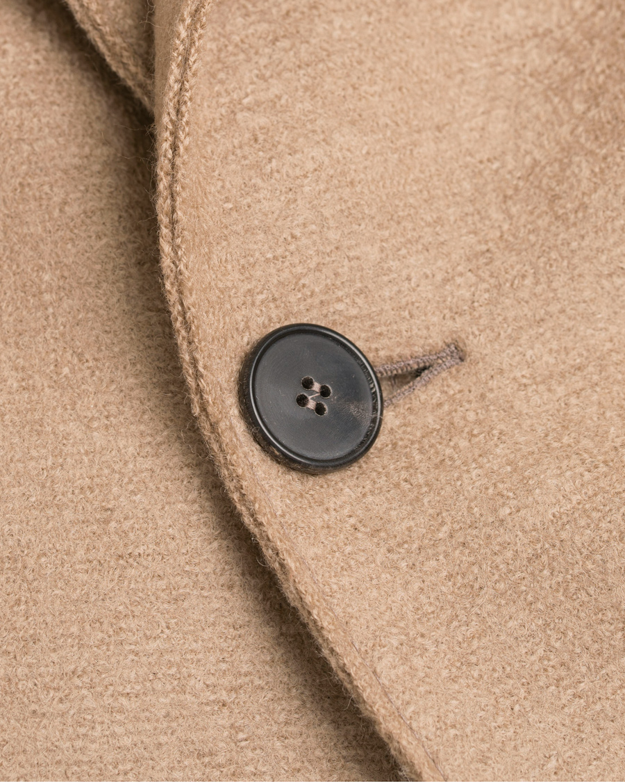 Homme | Manteaux Et Vestes | Harris Wharf London | Wool Raw Edge Overcoat Camel
