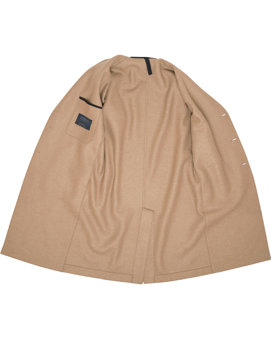 Homme | Manteaux Et Vestes | Harris Wharf London | Wool Raw Edge Overcoat Camel