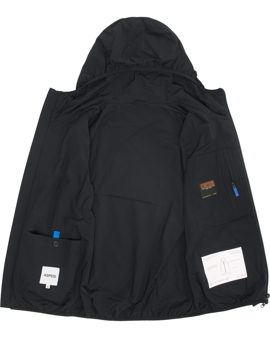 Homme | Manteaux Et Vestes | Aspesi | Stretch Hooded Vest Dark Navy