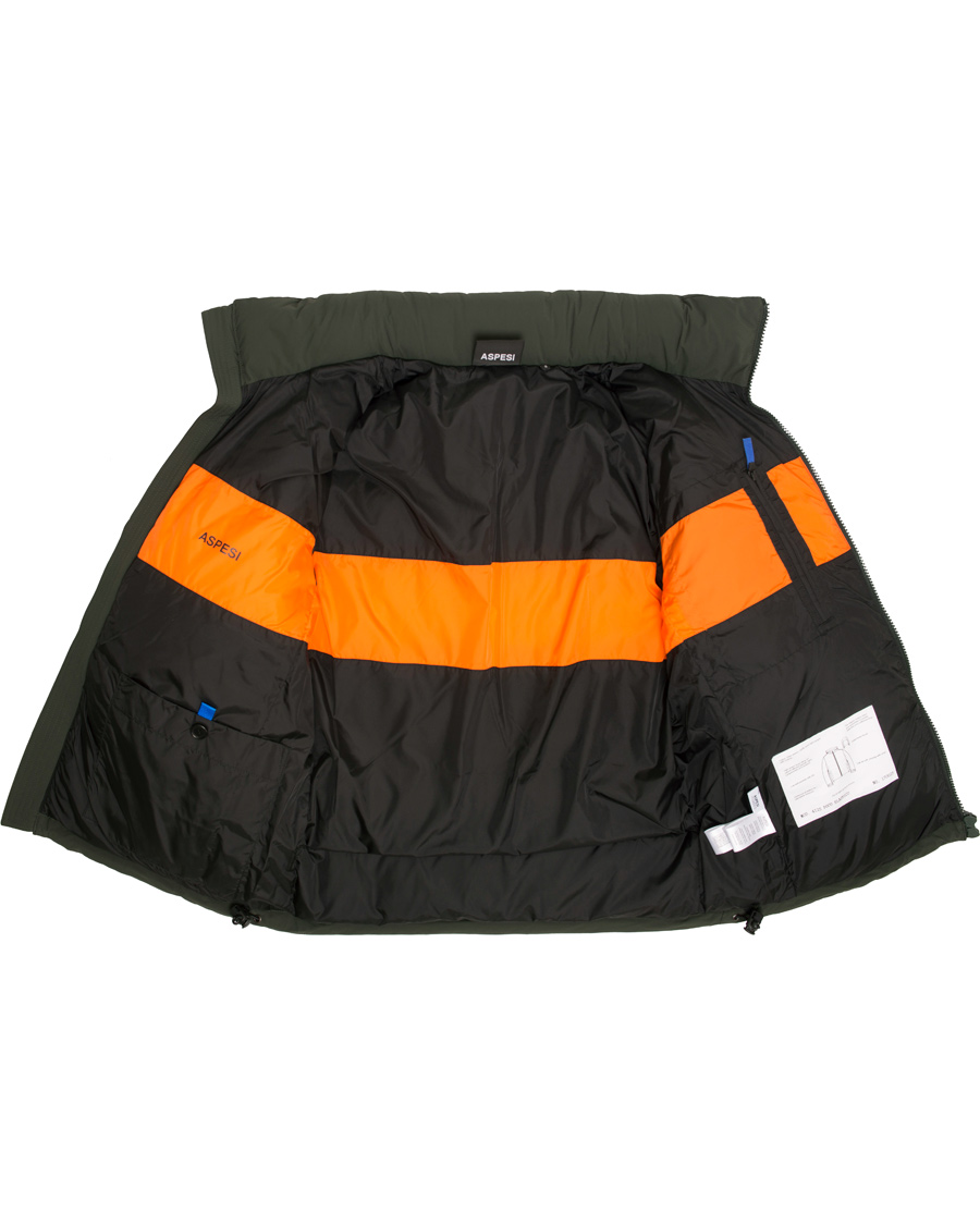Homme | Manteaux Et Vestes | Aspesi | Down Hooded Jacket Dark Green