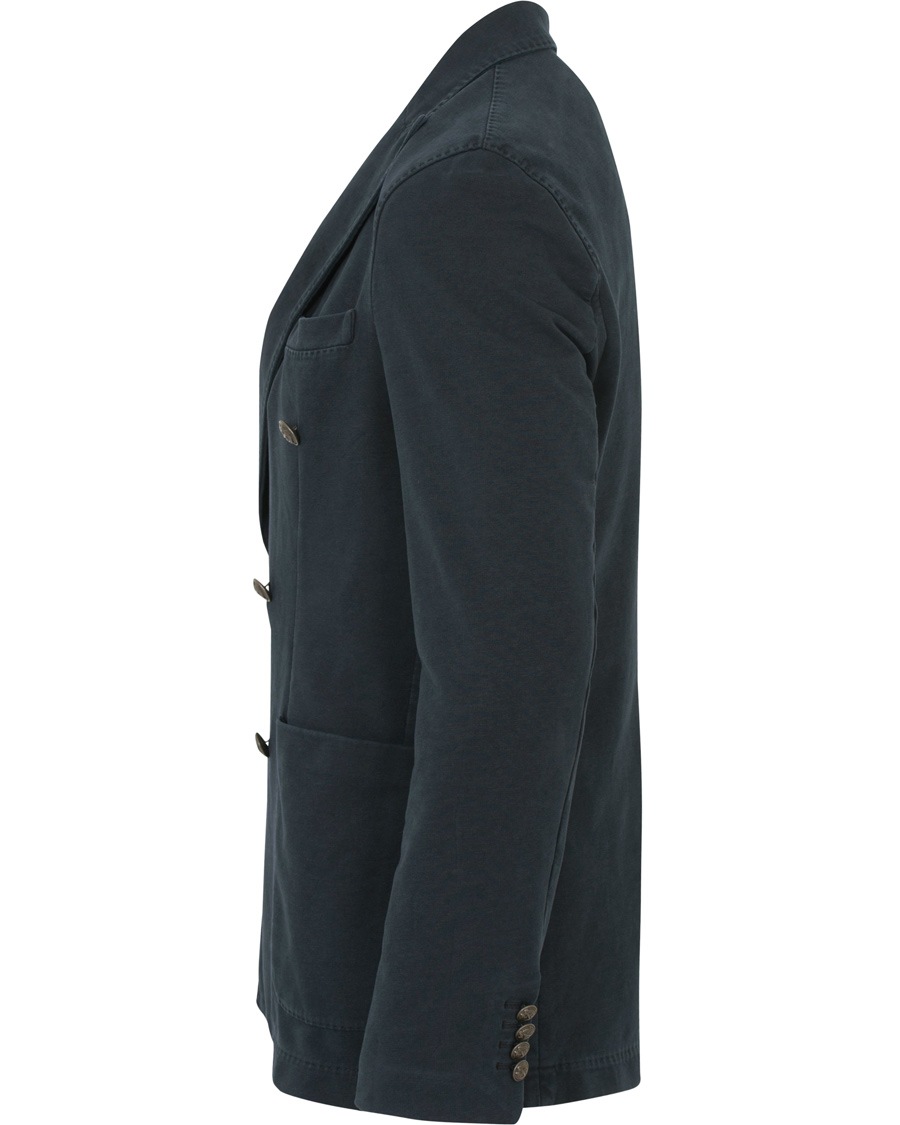 Homme | Blazers | Circolo 1901 | Jersey Patch Pocket Double Breasted Blazer Navy