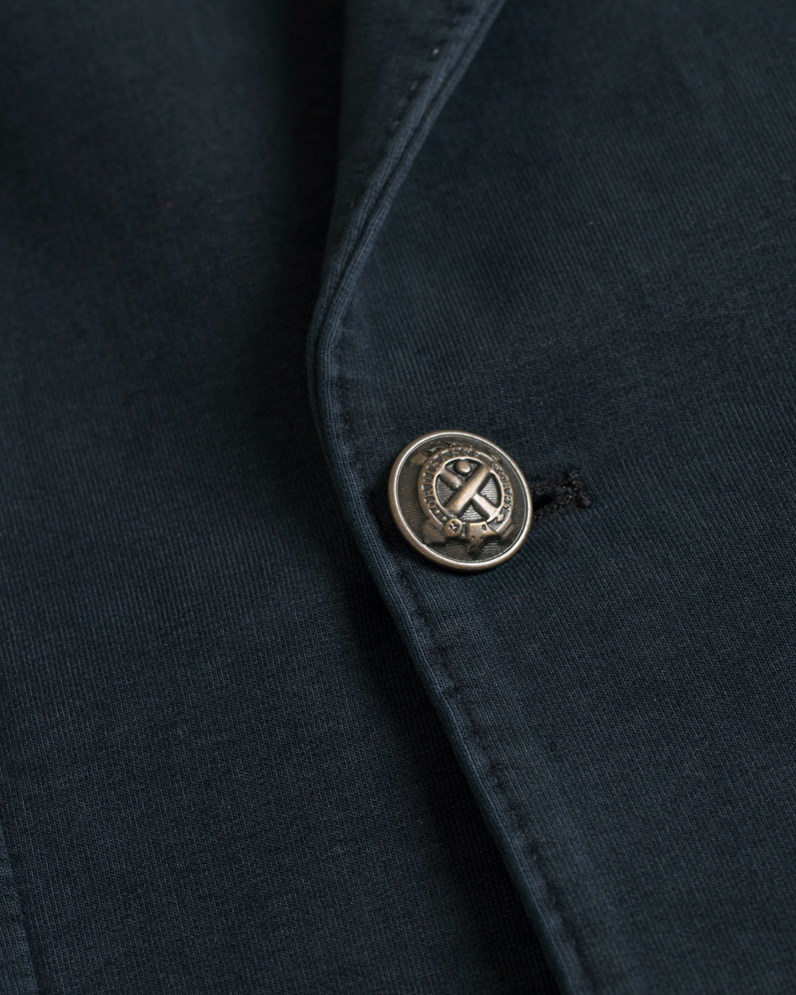 Homme | Blazers | Circolo 1901 | Jersey Patch Pocket Double Breasted Blazer Navy
