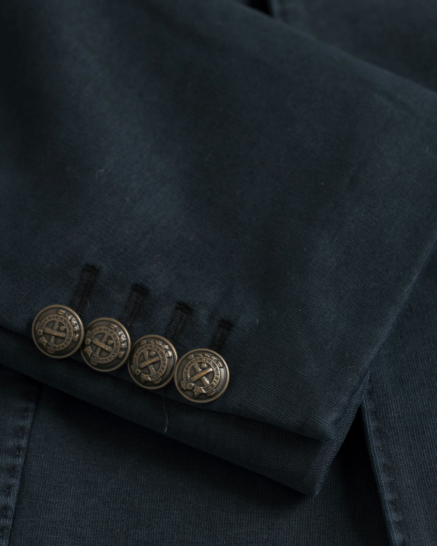 Homme | Blazers | Circolo 1901 | Jersey Patch Pocket Double Breasted Blazer Navy