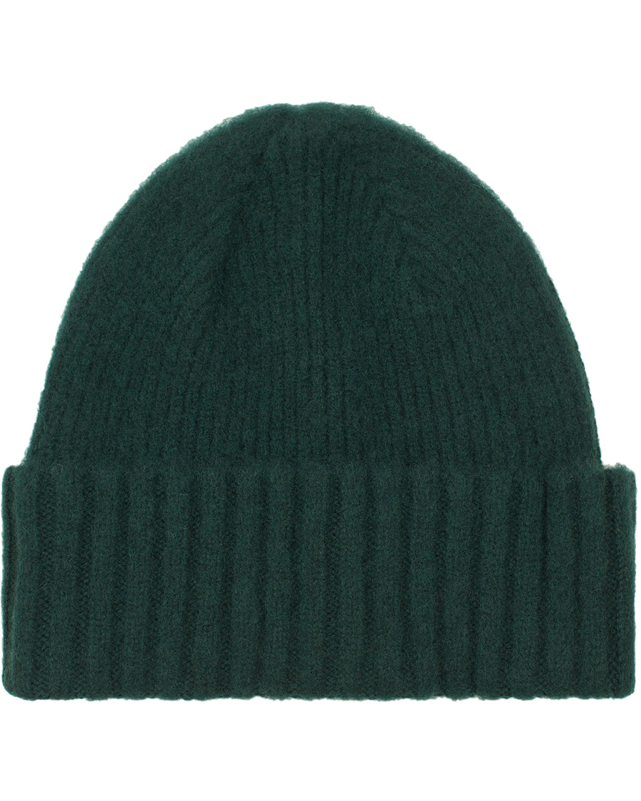 Homme | Drake's Brushed Lambswool Hat Green | Drake's | Brushed Lambswool Hat Green