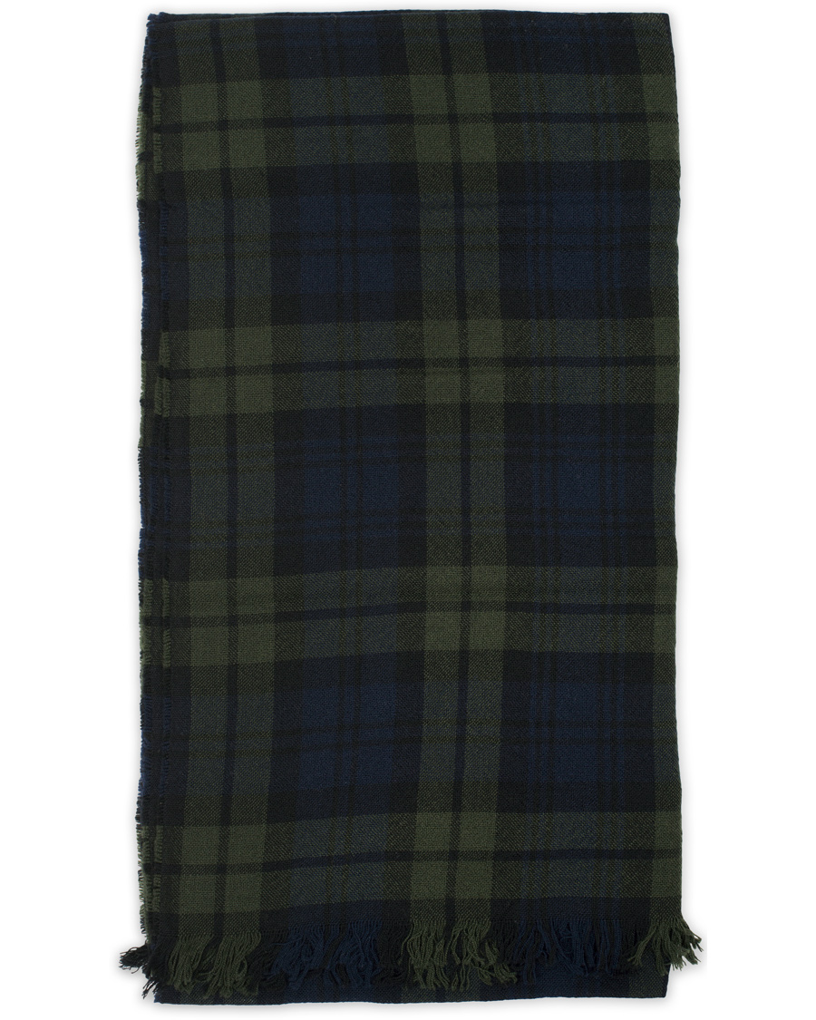 Homme | Drake's Lightweight Merinowool Scarf Blackwatch | Drake's | Lightweight Merinowool Scarf Blackwatch