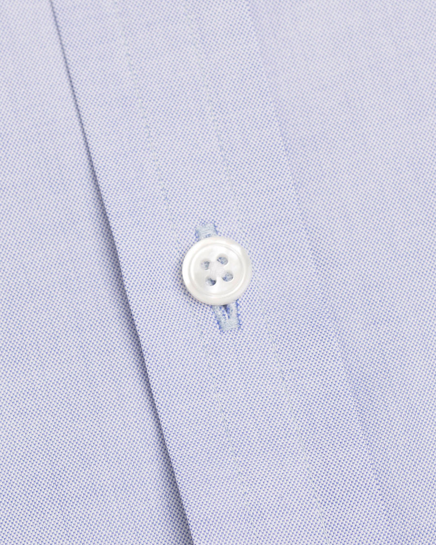 Homme | Chemises | Turnbull & Asser | Slim Fit Button Down Oxford Shirt Light Blue