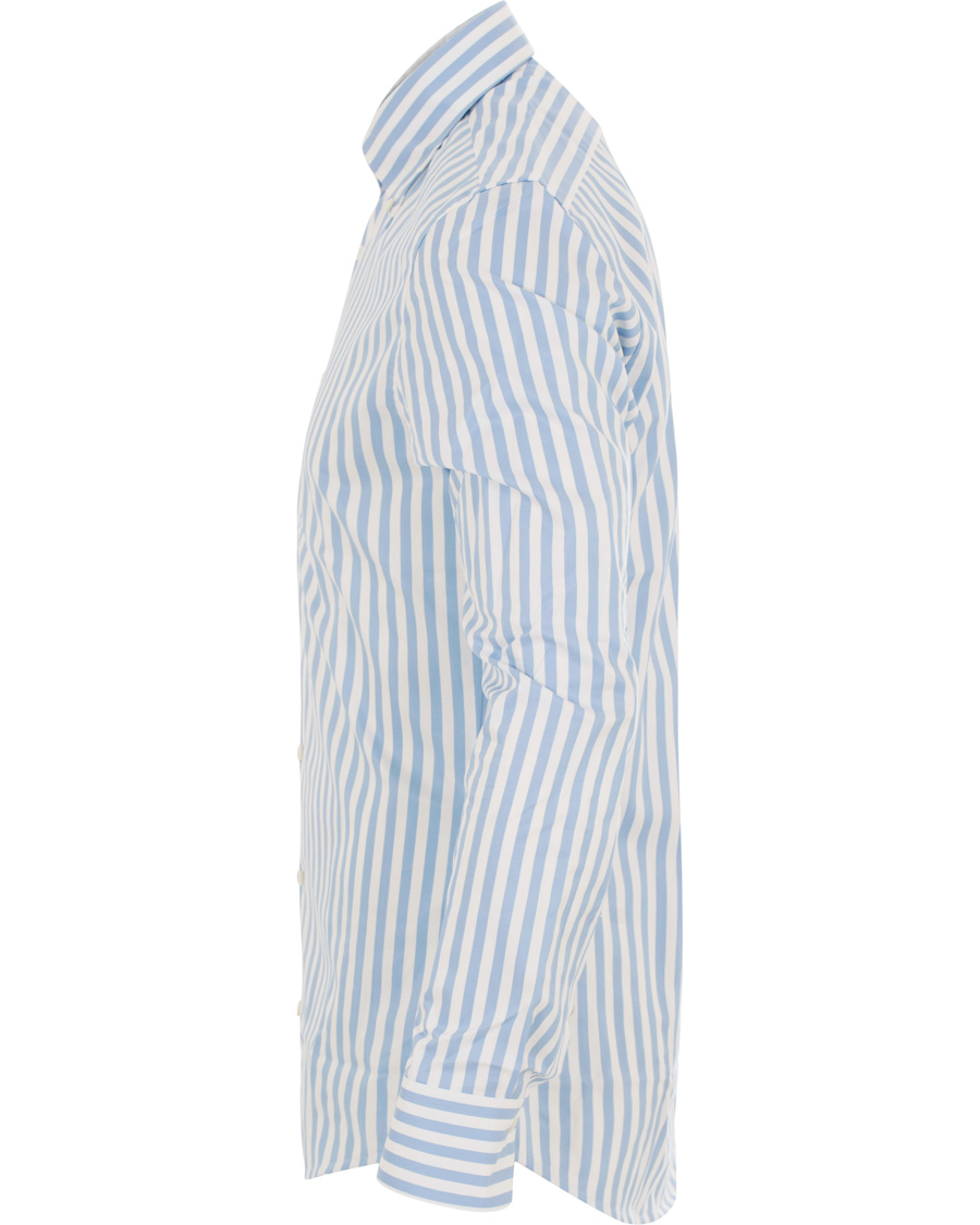 Homme | Chemises | Stenströms | Slimline Striped Shirt White/Blue