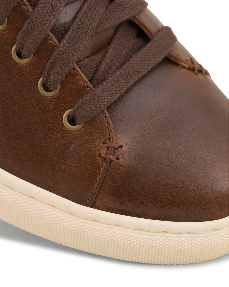 Homme | Polo Ralph Lauren Jermain Sneaker Deep Tan Calf | Polo Ralph Lauren | Jermain Sneaker Deep Tan Calf