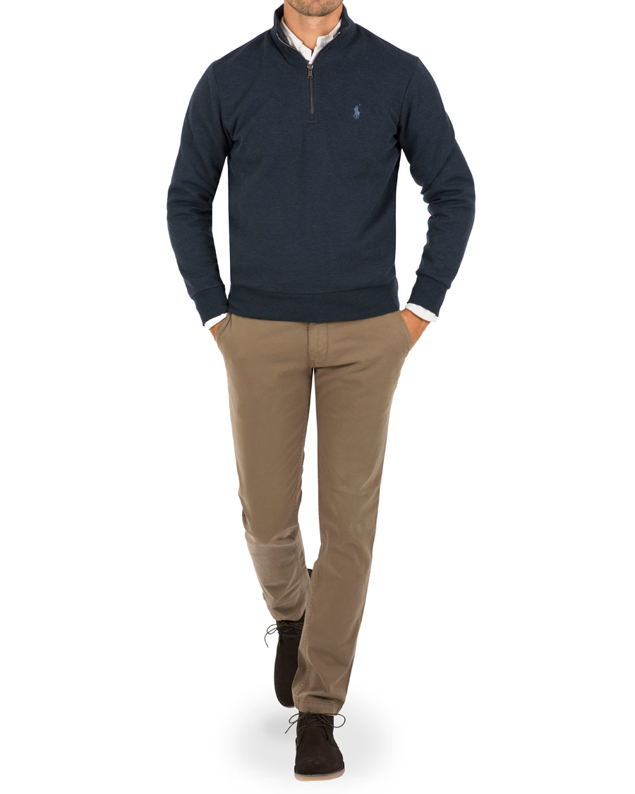 Homme | Pulls Et Tricots | Polo Ralph Lauren | Half Zip Sweater Winter Navy Heather