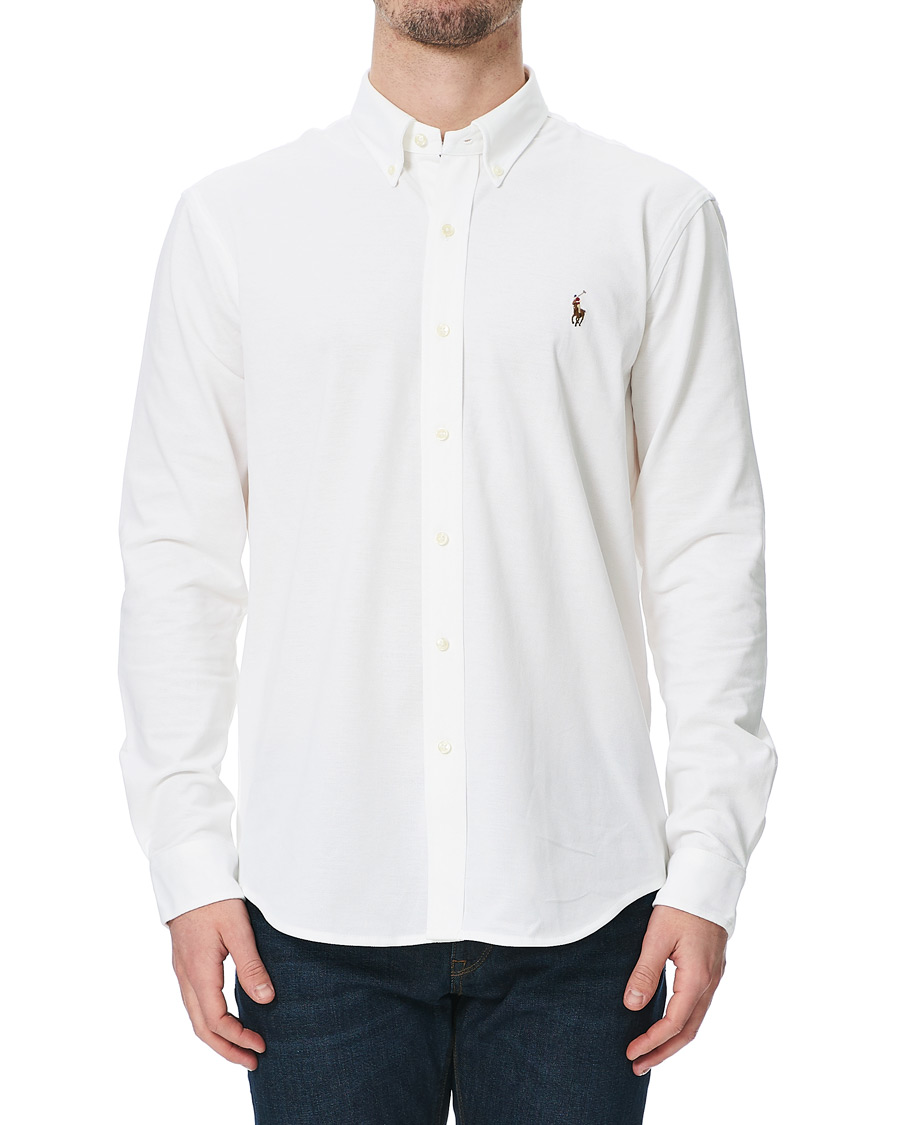 Homme | Chemises | Polo Ralph Lauren | Knit Oxford Shirt White