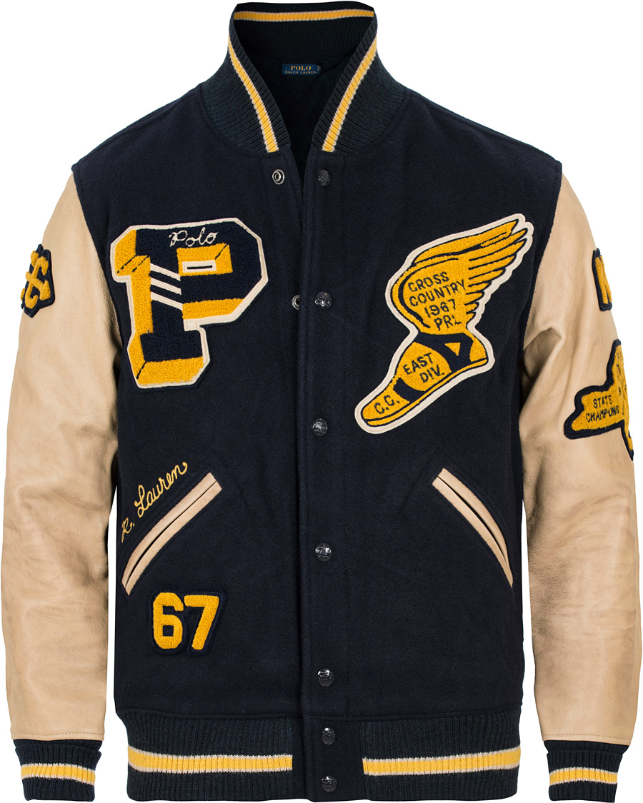 Heren | Jassen | Polo Ralph Lauren | Varsity Wool Jacket Collection Navy