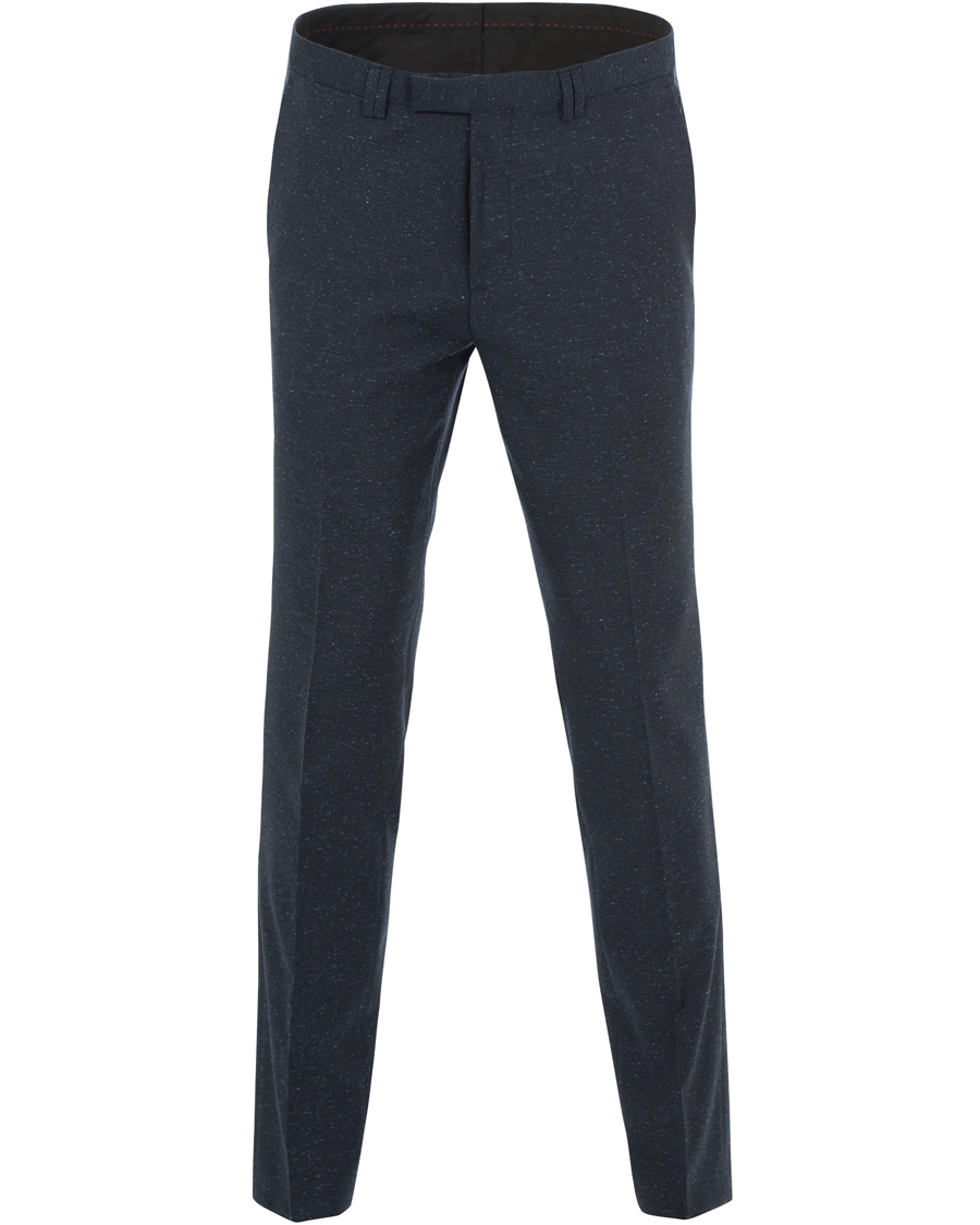 Homme | Costumes | HUGO | Arti Hesten Wool/Silk Donegal Suit Navy