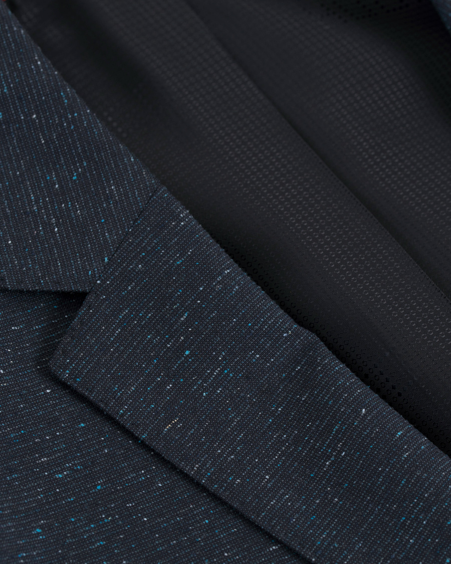 Homme | Costumes | HUGO | Arti Hesten Wool/Silk Donegal Suit Navy