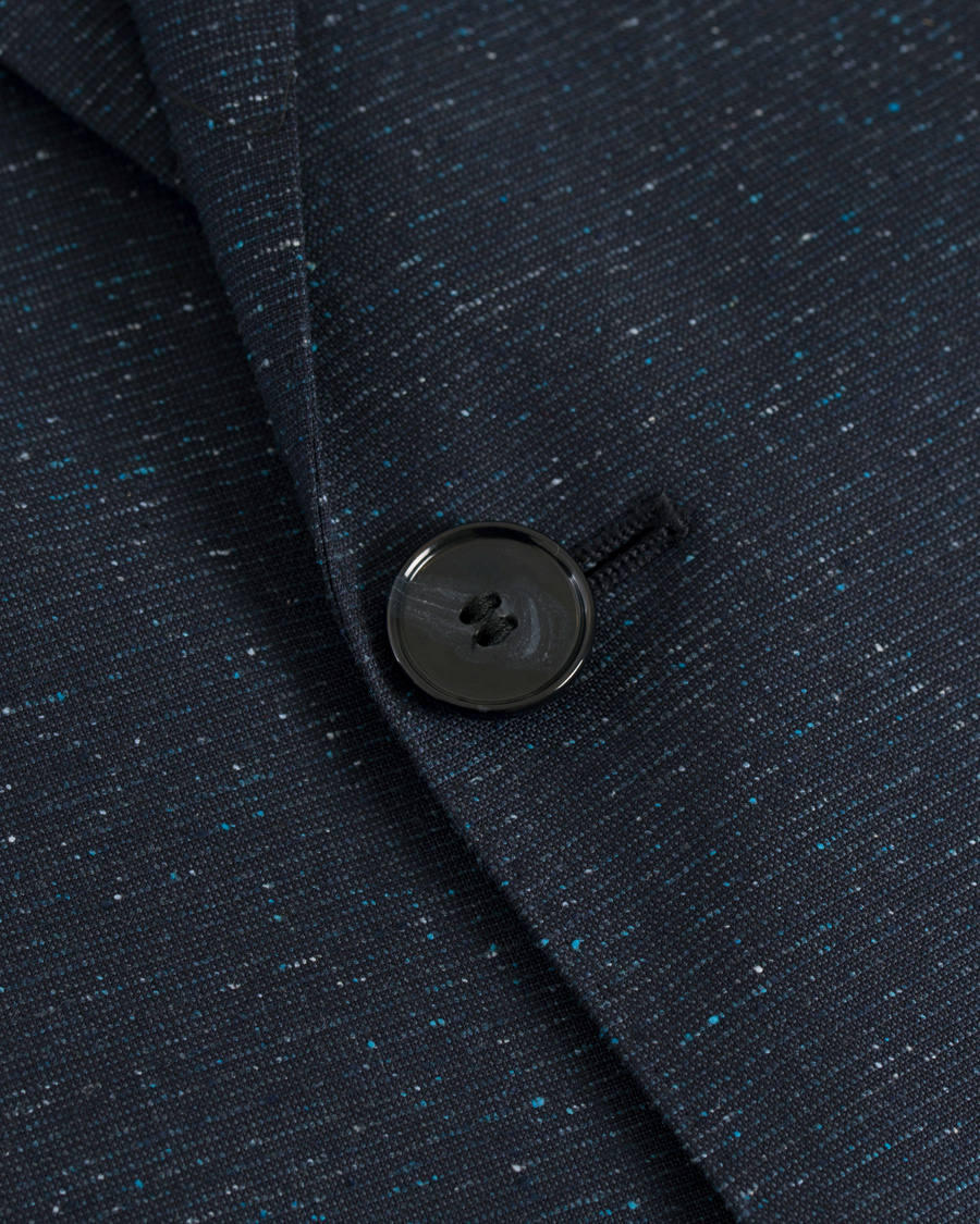 Homme | Costumes | HUGO | Arti Hesten Wool/Silk Donegal Suit Navy