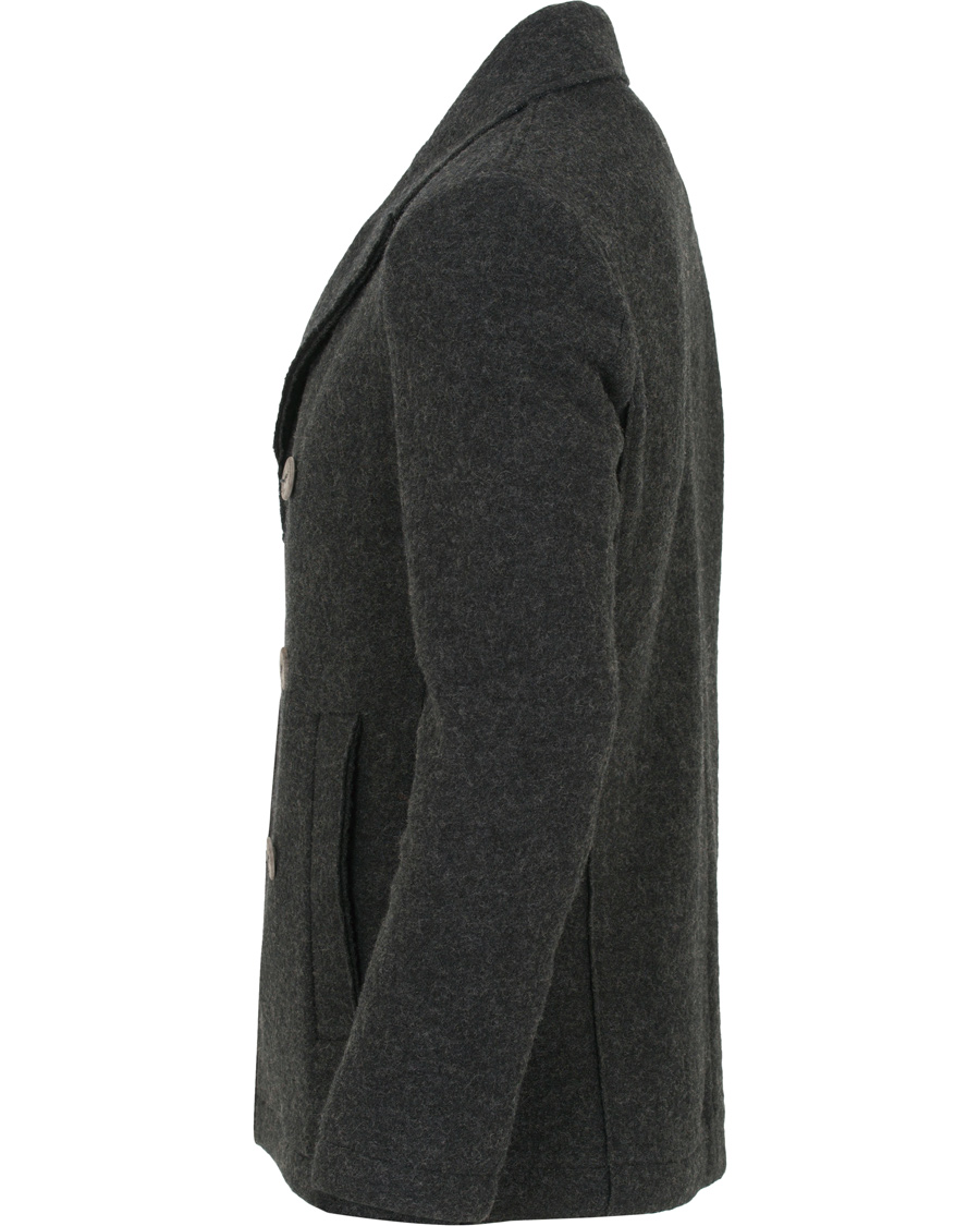 Homme | Manteaux Et Vestes | BOSS ORANGE | BOSS Casual Branco Wool Peacoat Dark Grey
