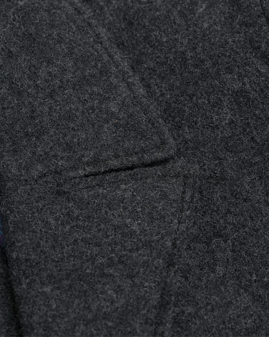 Homme | Manteaux Et Vestes | BOSS ORANGE | BOSS Casual Branco Wool Peacoat Dark Grey