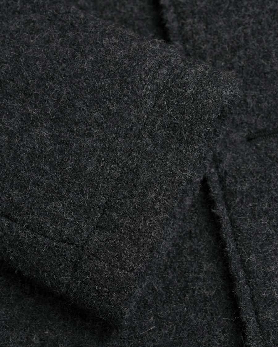 Homme | Manteaux Et Vestes | BOSS ORANGE | BOSS Casual Branco Wool Peacoat Dark Grey