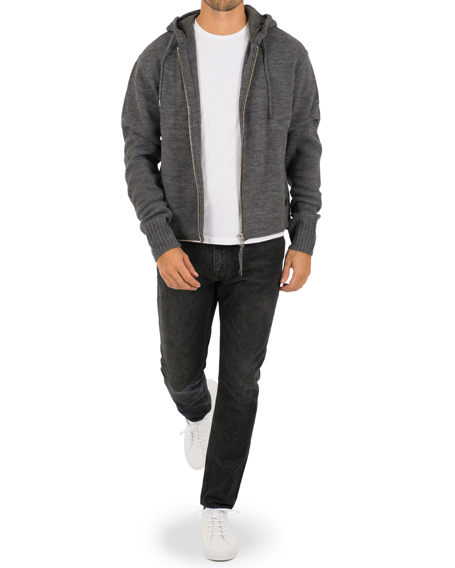 Homme | Pulls Et Tricots | Tiger of Sweden Jeans | Syl Plain Full Zip Hoodie Grey