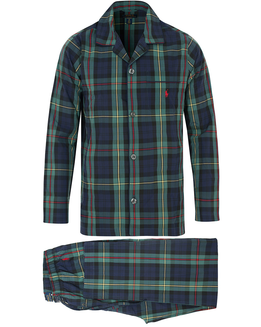 Homme | Sous-Vêtements Et Chaussettes | Polo Ralph Lauren | Spencer Plaid Check Pyjama Set Green/Blue