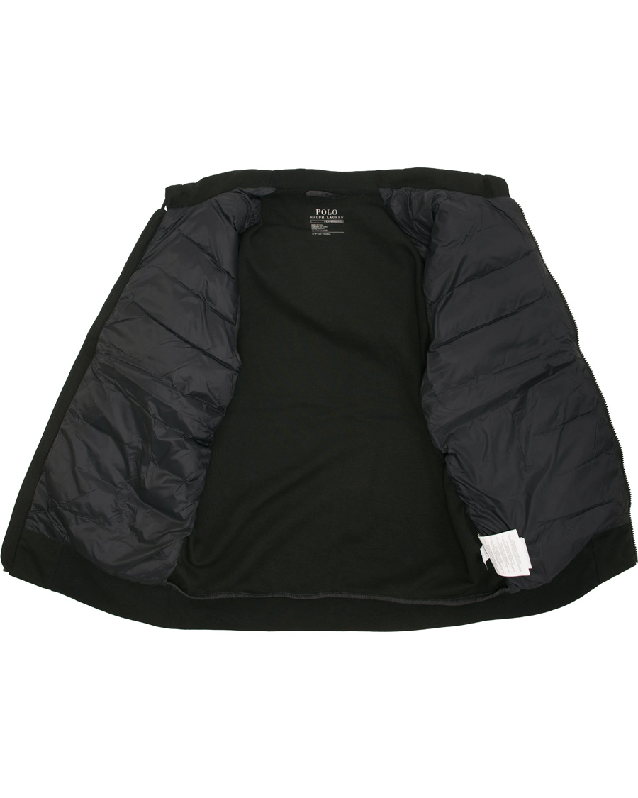 Homme | Manteaux Et Vestes | Polo Ralph Lauren | Hybrid Down Full Zip Hood Jacket Black
