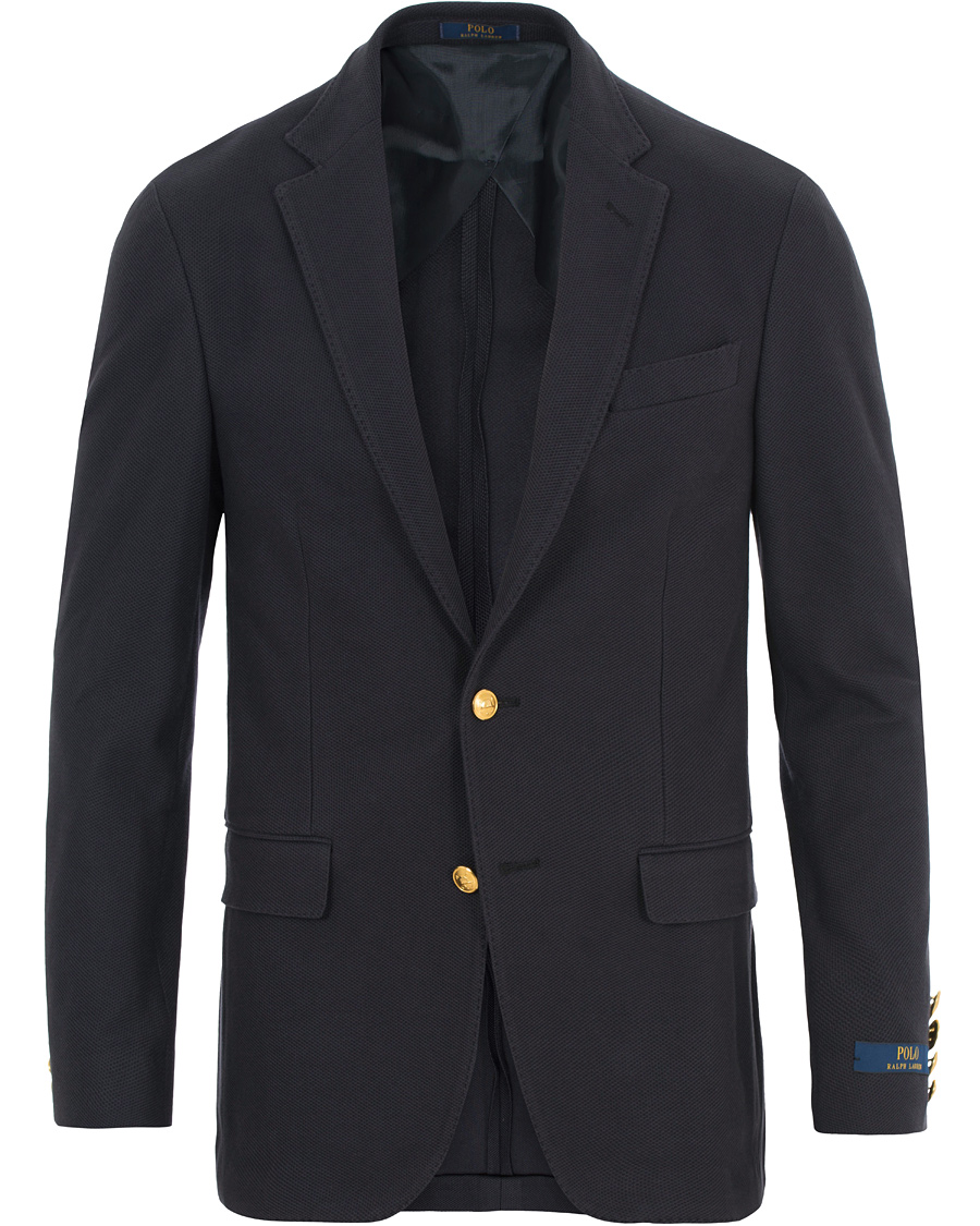 Homme | Blazers | Polo Ralph Lauren | Knit Mesh Blazer Navy