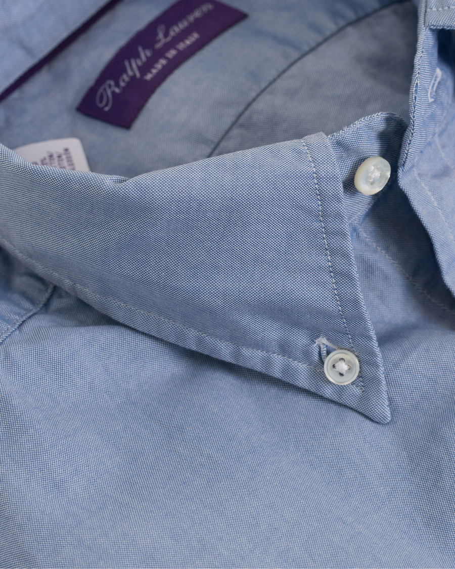 Heren | Overhemden | Ralph Lauren Purple Label | Oxford Shirt Light Blue