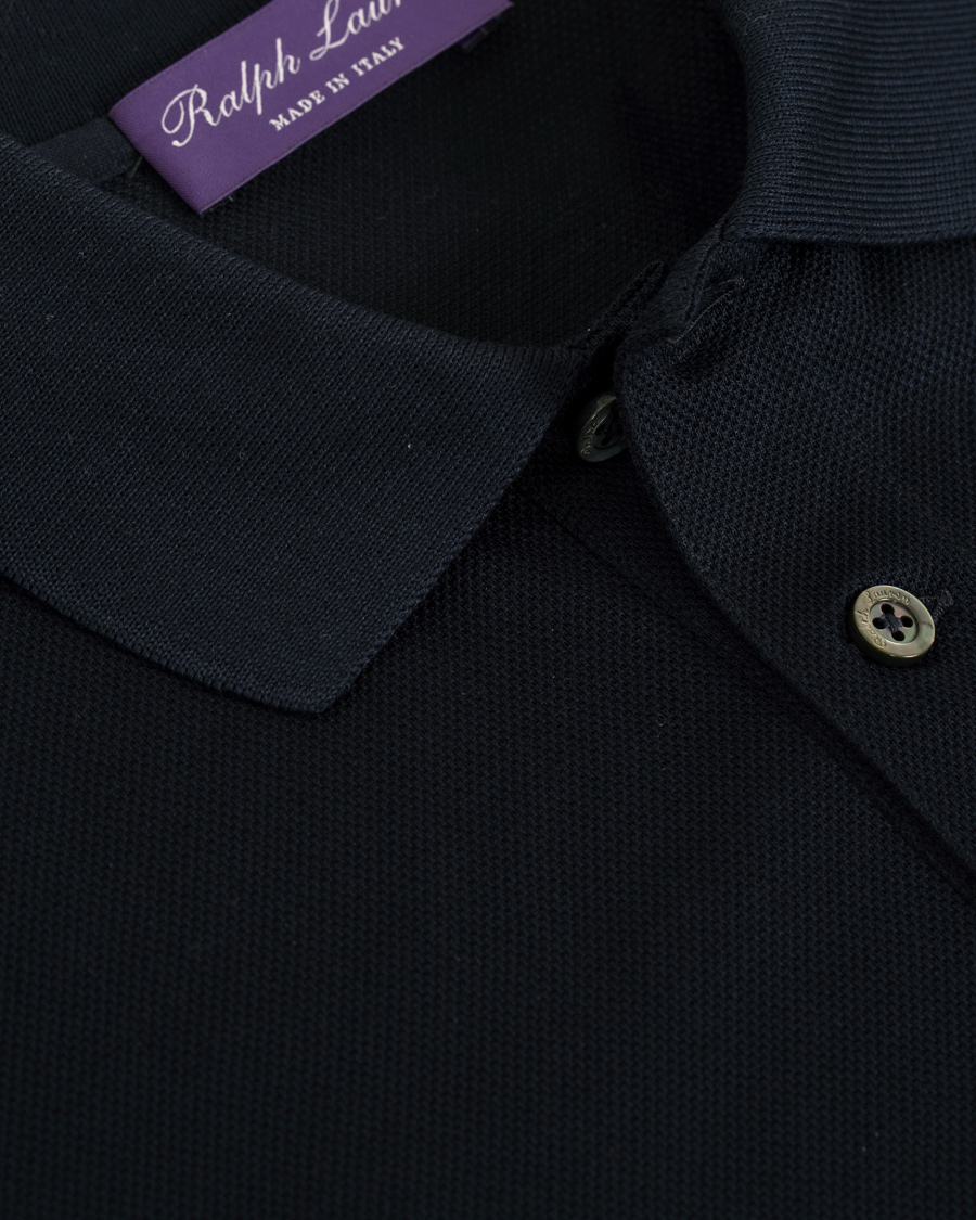 Homme | Pulls Et Tricots | Ralph Lauren Purple Label | Long Sleeve Polo Classic Chairman Navy