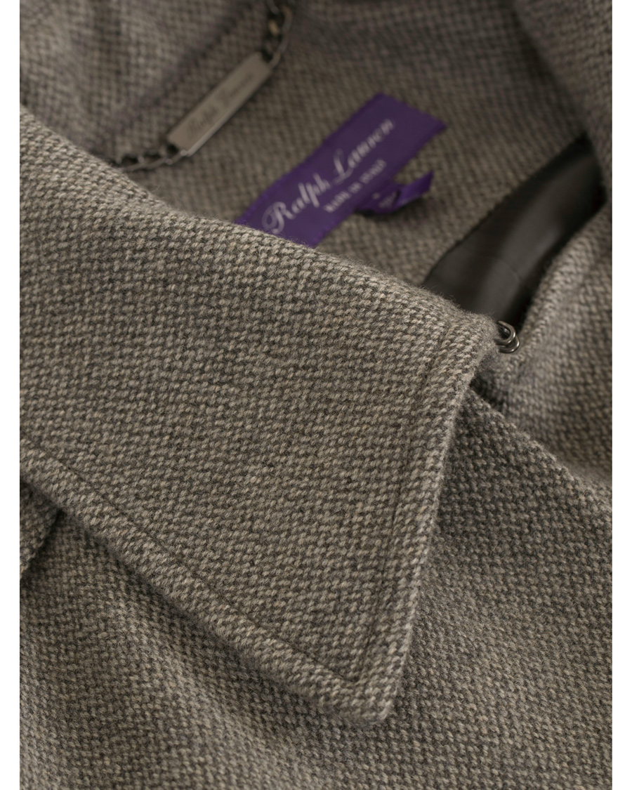 Heren | Jassen | Ralph Lauren Purple Label | Ingleton Trenchcoat Light Grey Melange