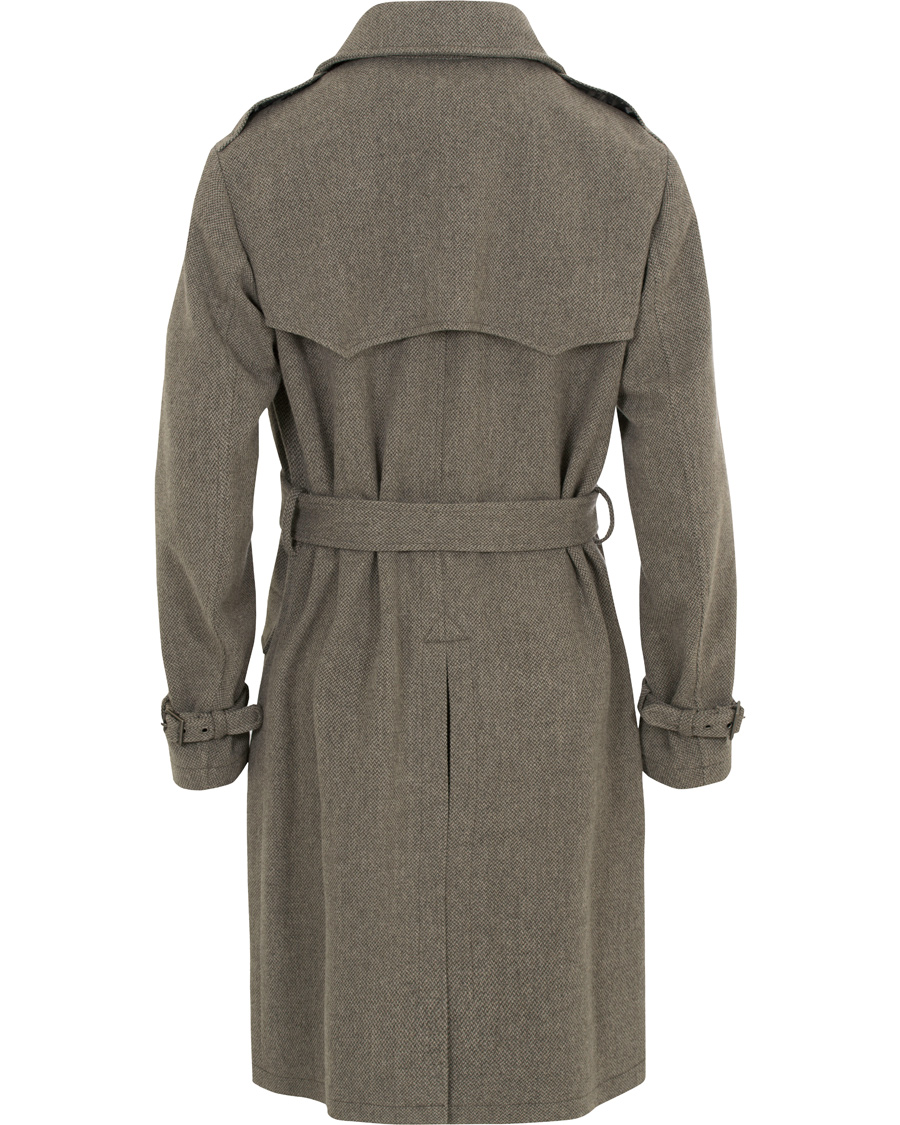 Heren | Jassen | Ralph Lauren Purple Label | Ingleton Trenchcoat Light Grey Melange