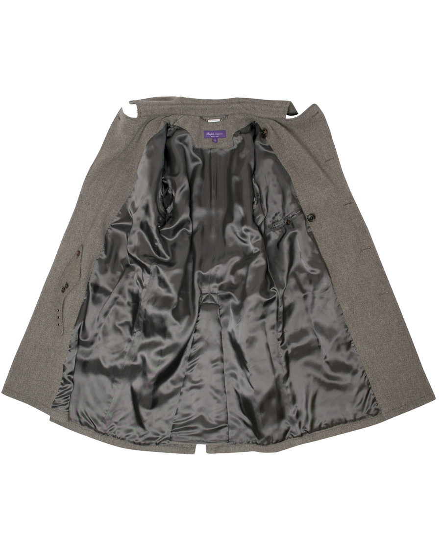 Heren | Jassen | Ralph Lauren Purple Label | Ingleton Trenchcoat Light Grey Melange