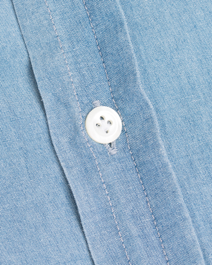 Homme | Chemises | Morris Heritage | Bond Chambray Button Down Shirt Light Wash