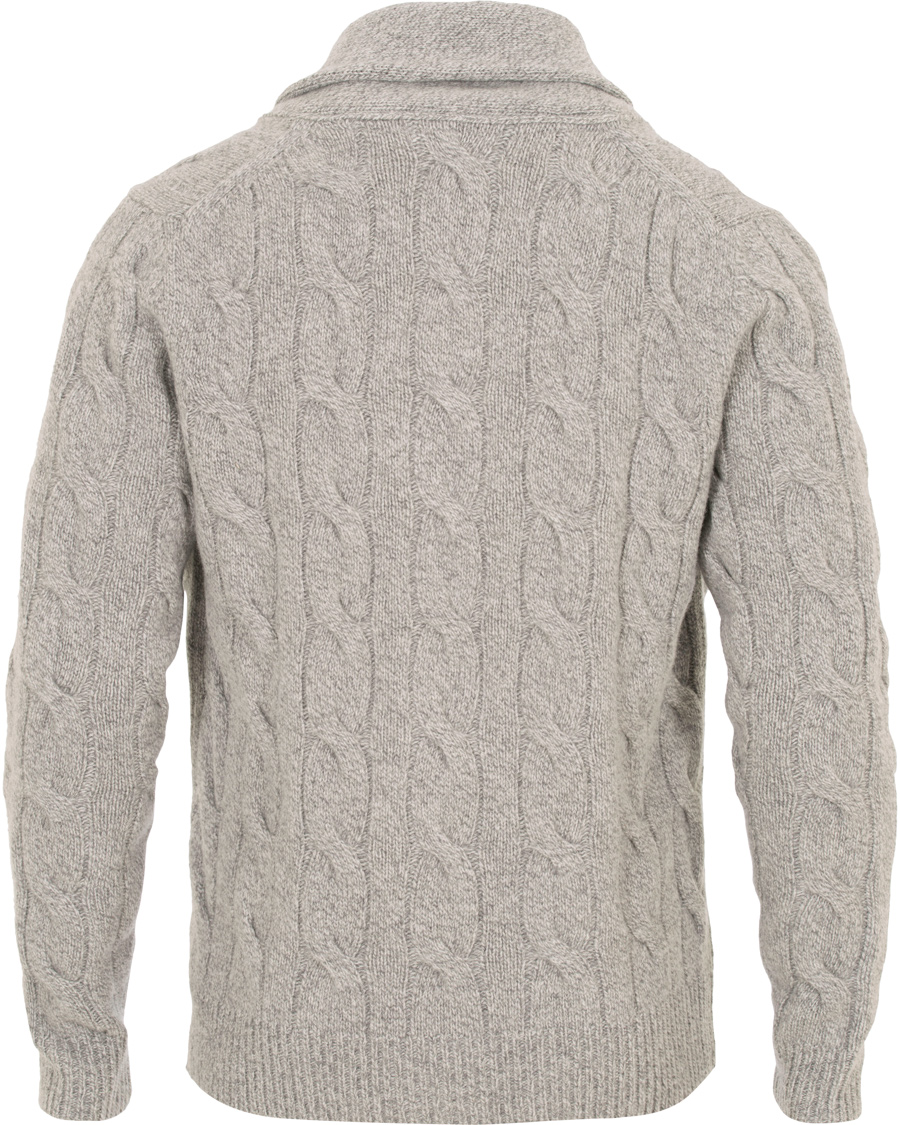 Homme | Pulls Et Tricots | Morris Heritage | Cable Cardigan Grey