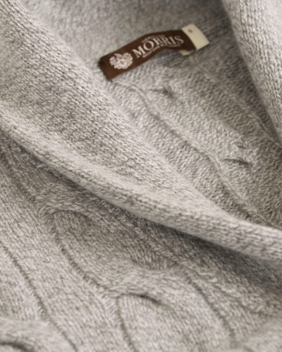 Homme | Pulls Et Tricots | Morris Heritage | Cable Cardigan Grey