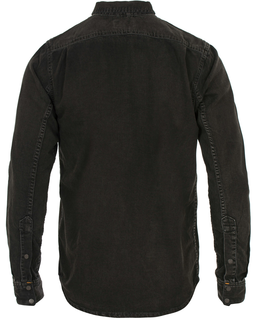 Homme | Chemises | Nudie Jeans | Henry Blackened Indigo Shirt Black/Bue