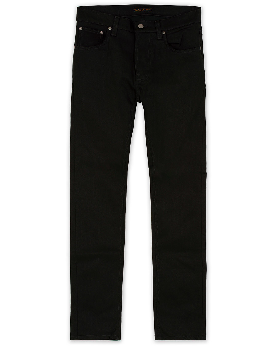 Homme | Jeans | Nudie Jeans | Tilted Tor Organic Slim Fit Stretch Jeans Dry Everblack