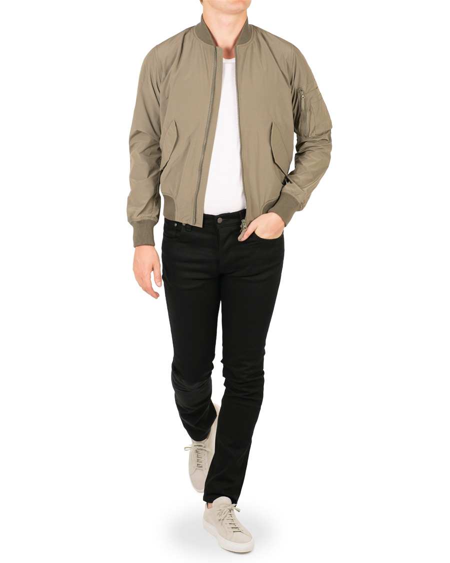 Homme | Jeans | Nudie Jeans | Tilted Tor Organic Slim Fit Stretch Jeans Dry Everblack
