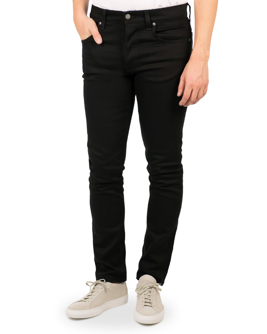 Homme | Jeans | Nudie Jeans | Tilted Tor Organic Slim Fit Stretch Jeans Dry Everblack