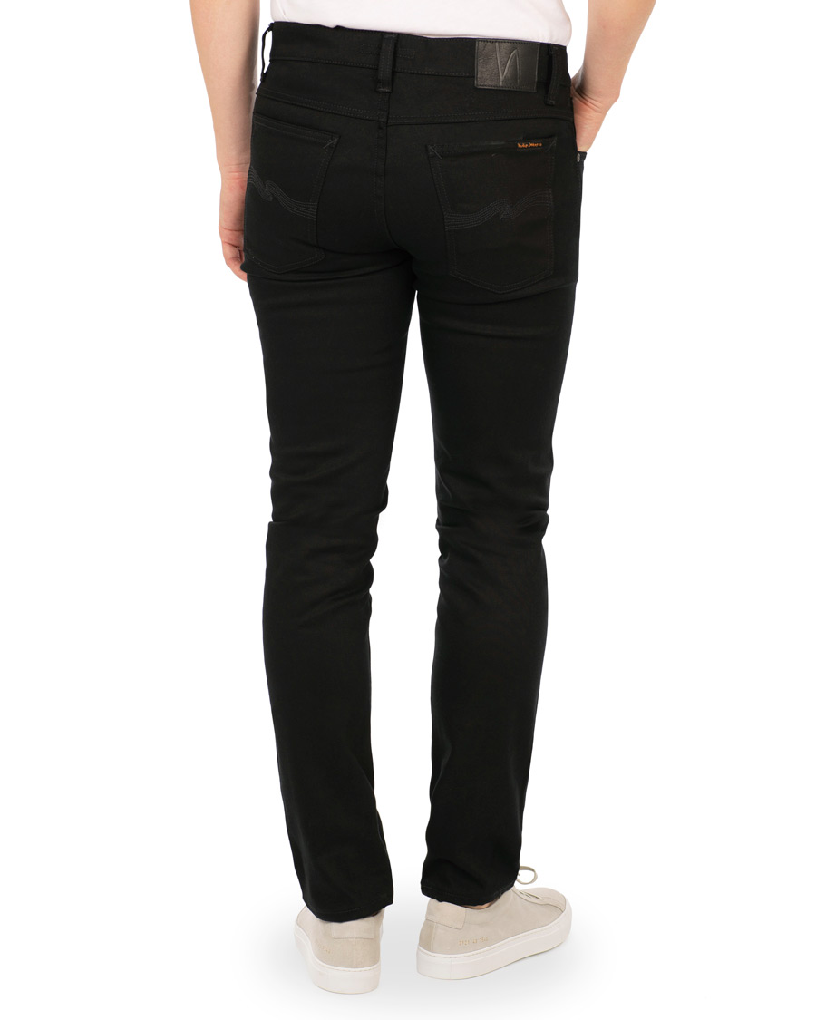 Homme | Jeans | Nudie Jeans | Tilted Tor Organic Slim Fit Stretch Jeans Dry Everblack