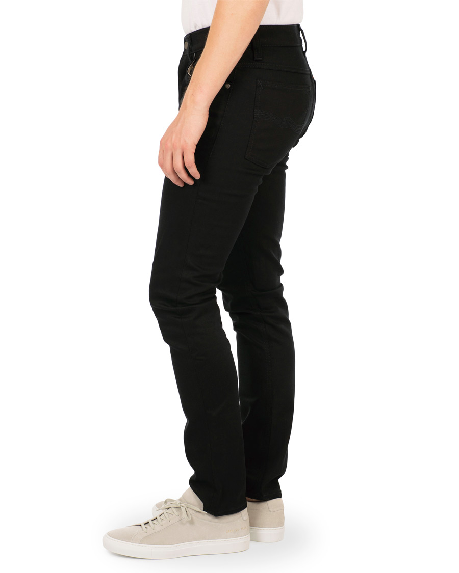 Homme | Jeans | Nudie Jeans | Tilted Tor Organic Slim Fit Stretch Jeans Dry Everblack