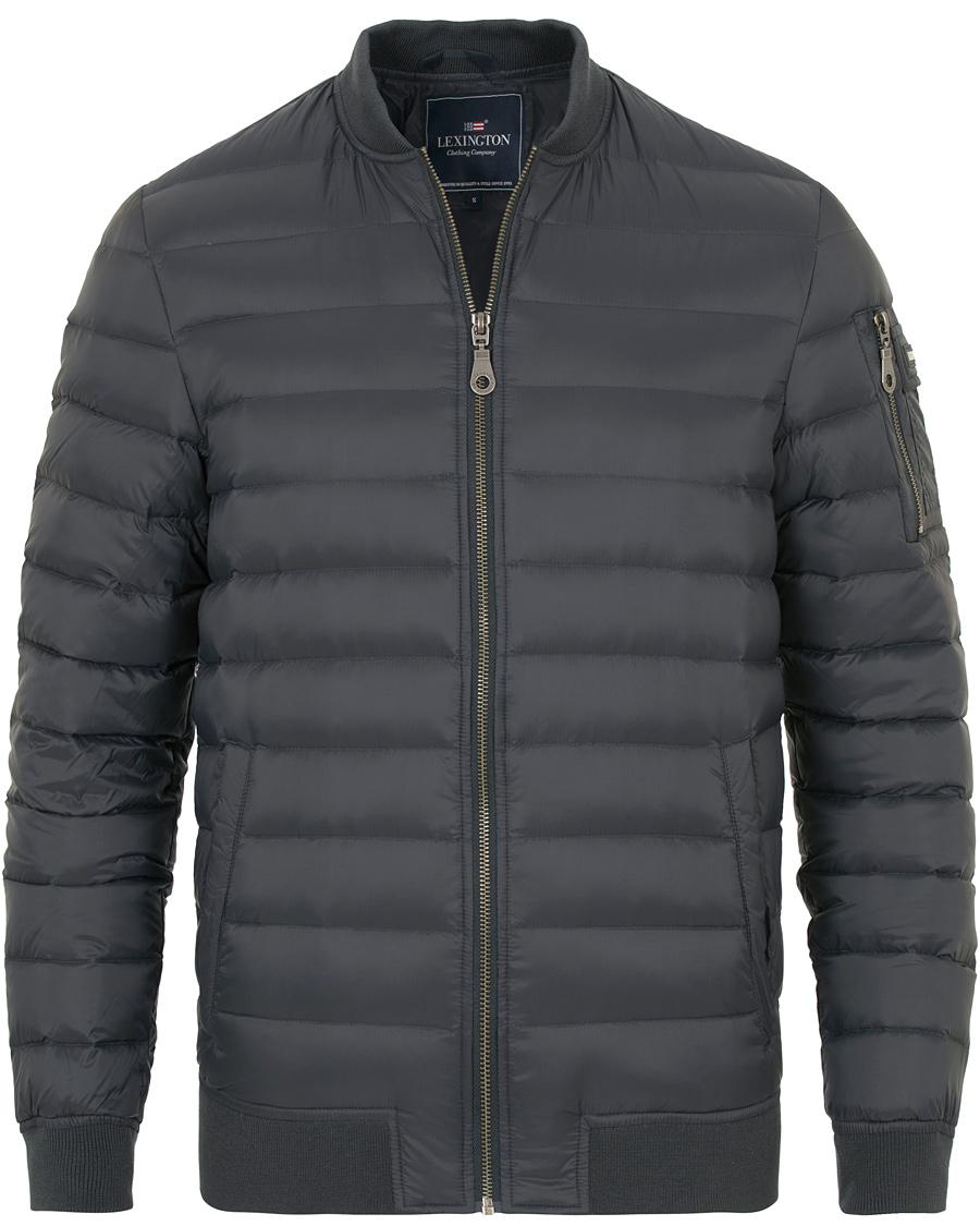 Heren | Jassen | Lexington | Aiden Bomber Jacket Deep Marine Blue