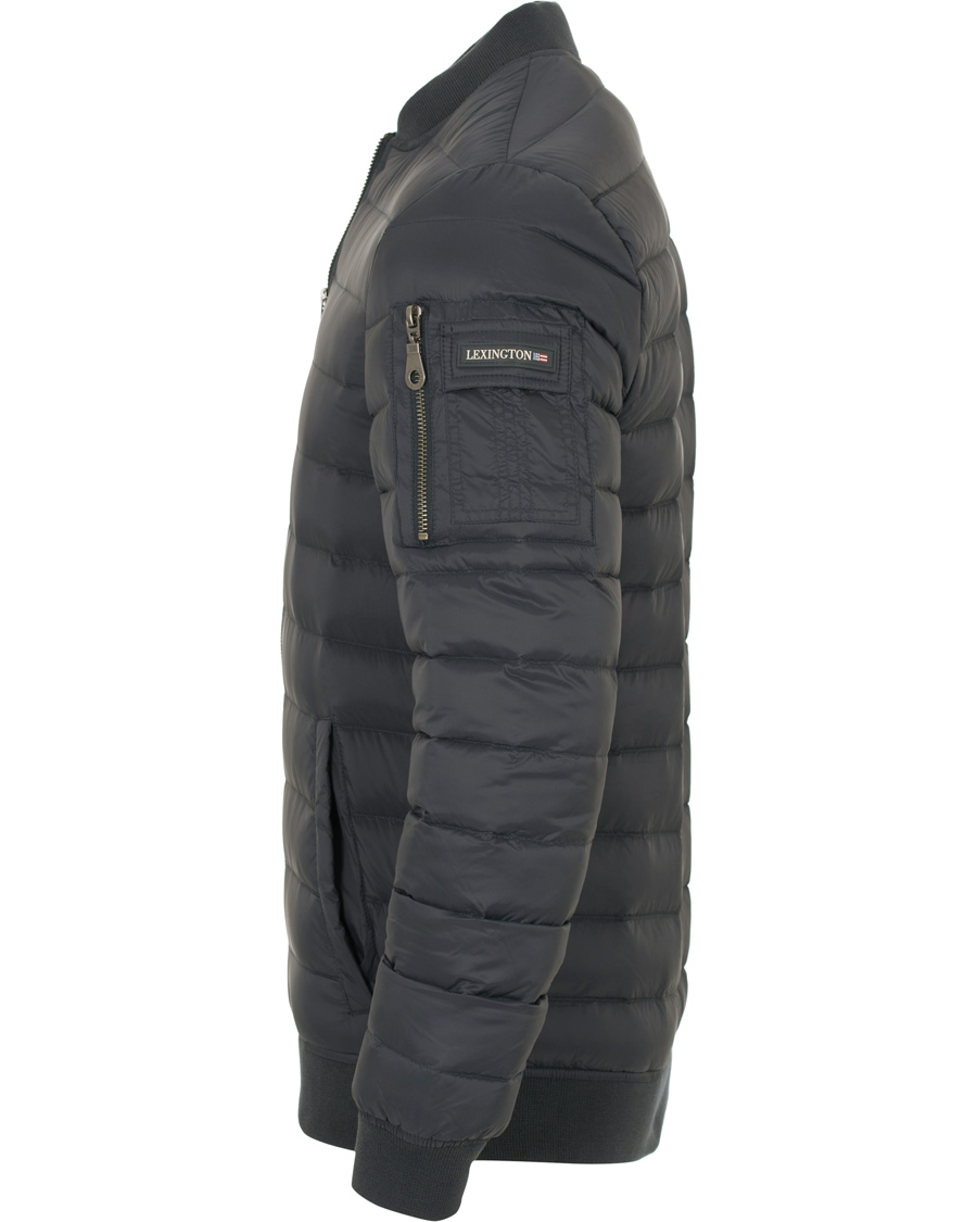 Heren | Jassen | Lexington | Aiden Bomber Jacket Deep Marine Blue