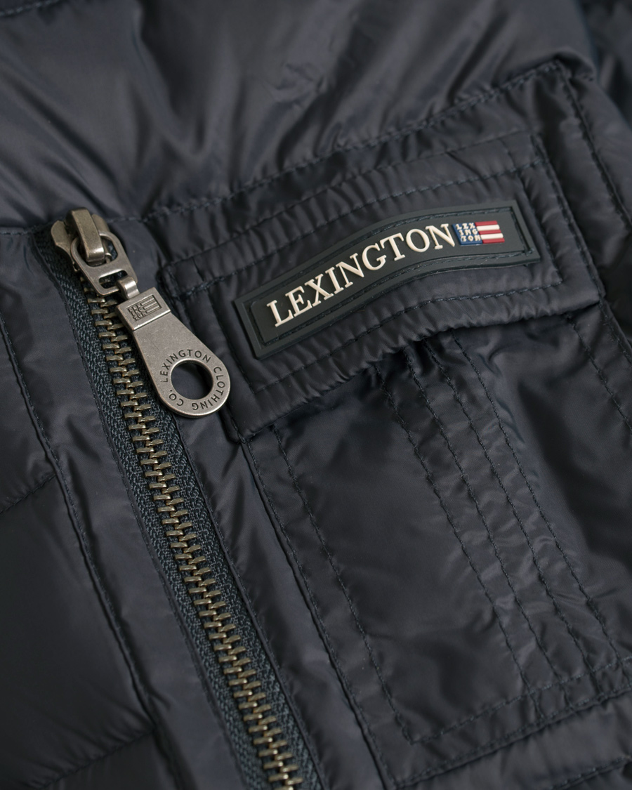 Heren | Jassen | Lexington | Aiden Bomber Jacket Deep Marine Blue