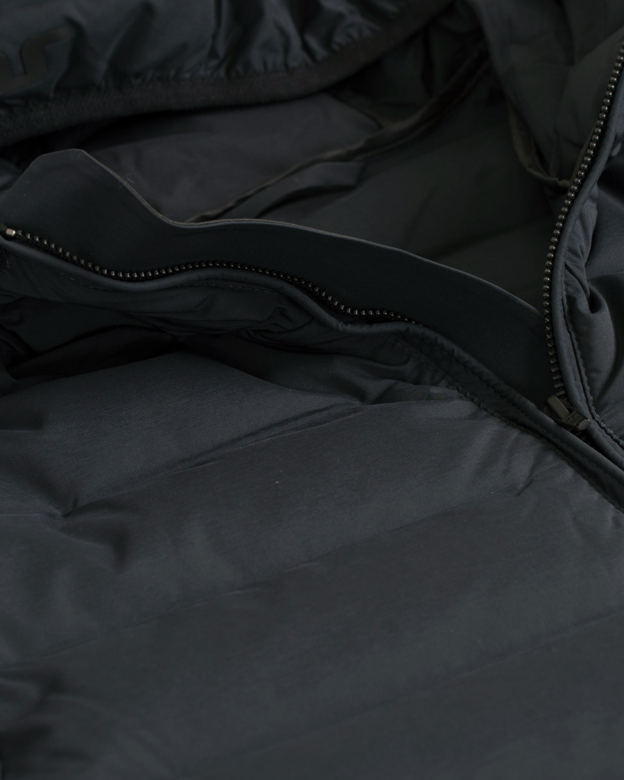Homme | Manteaux Et Vestes | J.Lindeberg | Down Hood Channeled Nylon Jacket Anthracite