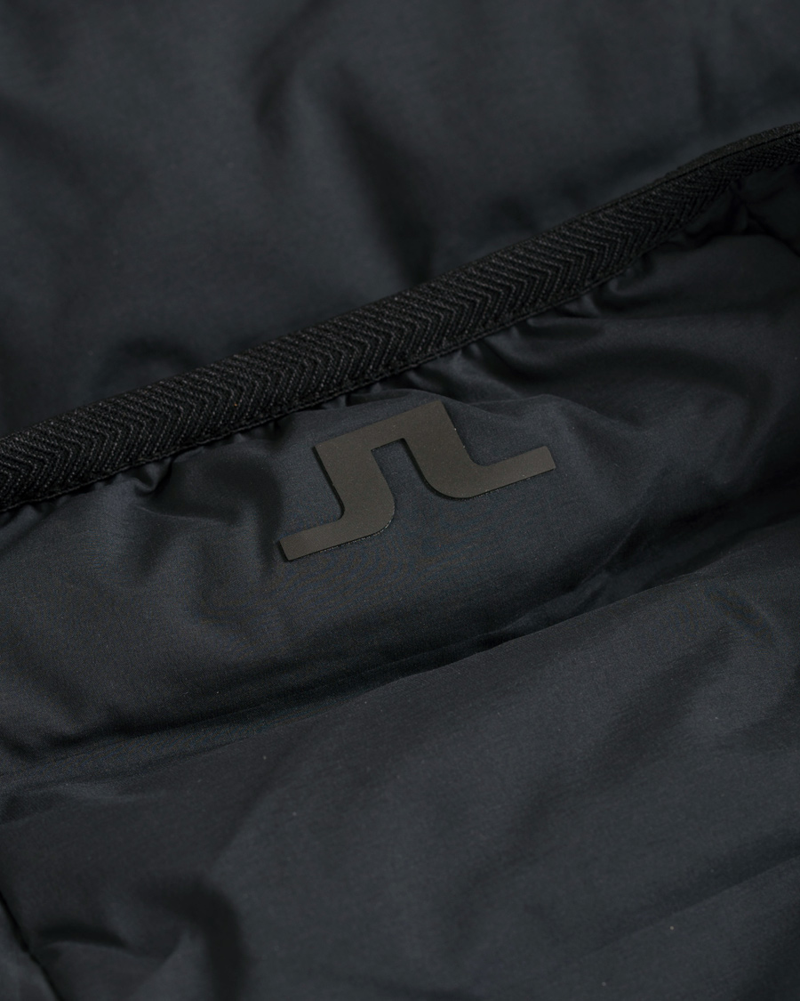 Homme | Manteaux Et Vestes | J.Lindeberg | Down Hood Channeled Nylon Jacket Anthracite