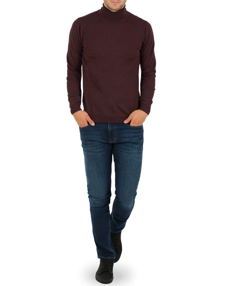 Homme | Pulls Et Tricots | J.Lindeberg | Lyd Polo Burgundy