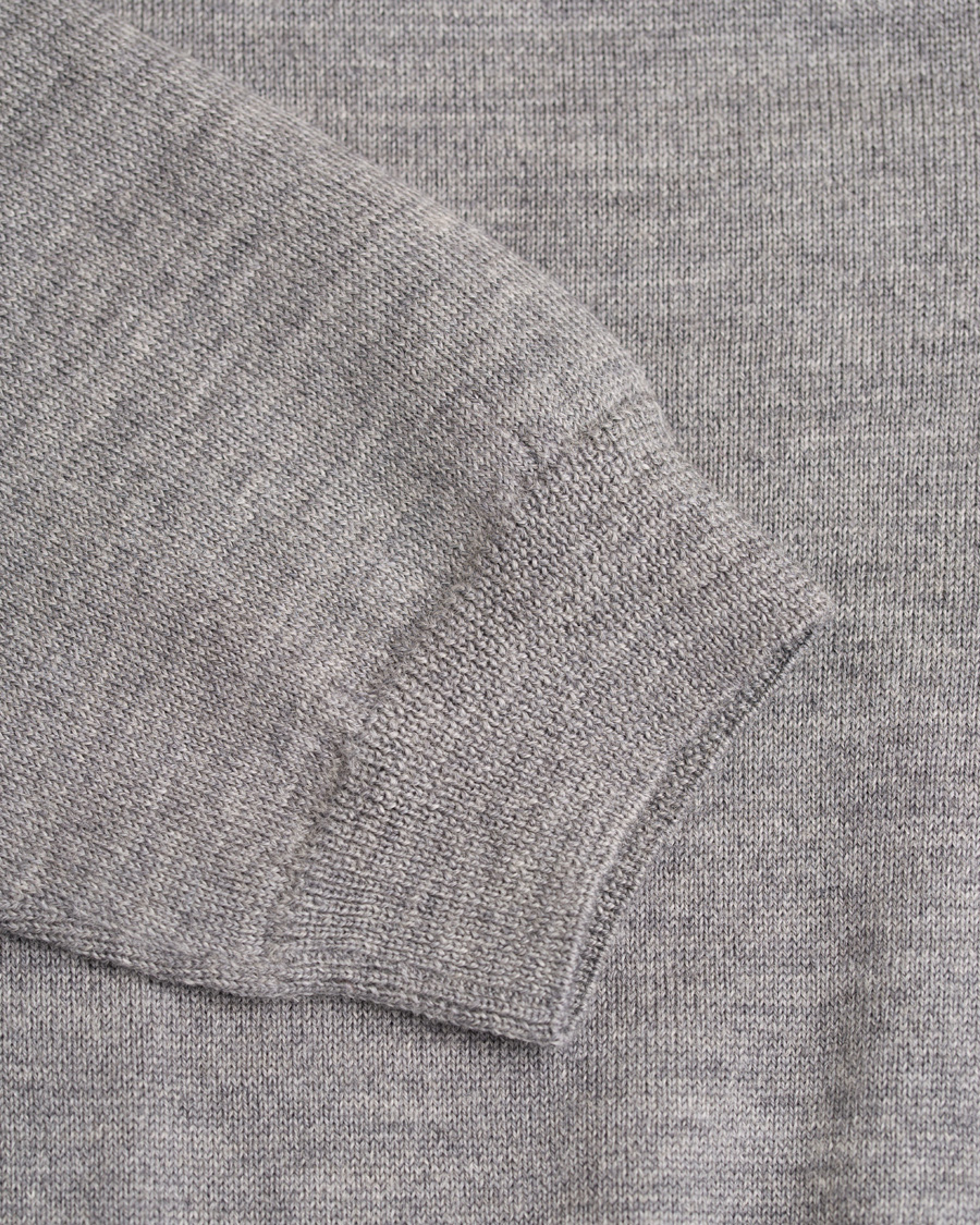 Homme | Pulls Et Tricots | J.Lindeberg | Lyon True Merino Cardigan Grey Melange