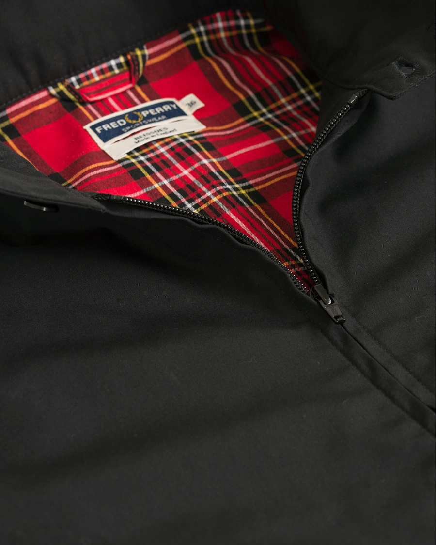 Homme | Manteaux Et Vestes | Fred Perry Reissues | Made In England Harrington Jacket Black