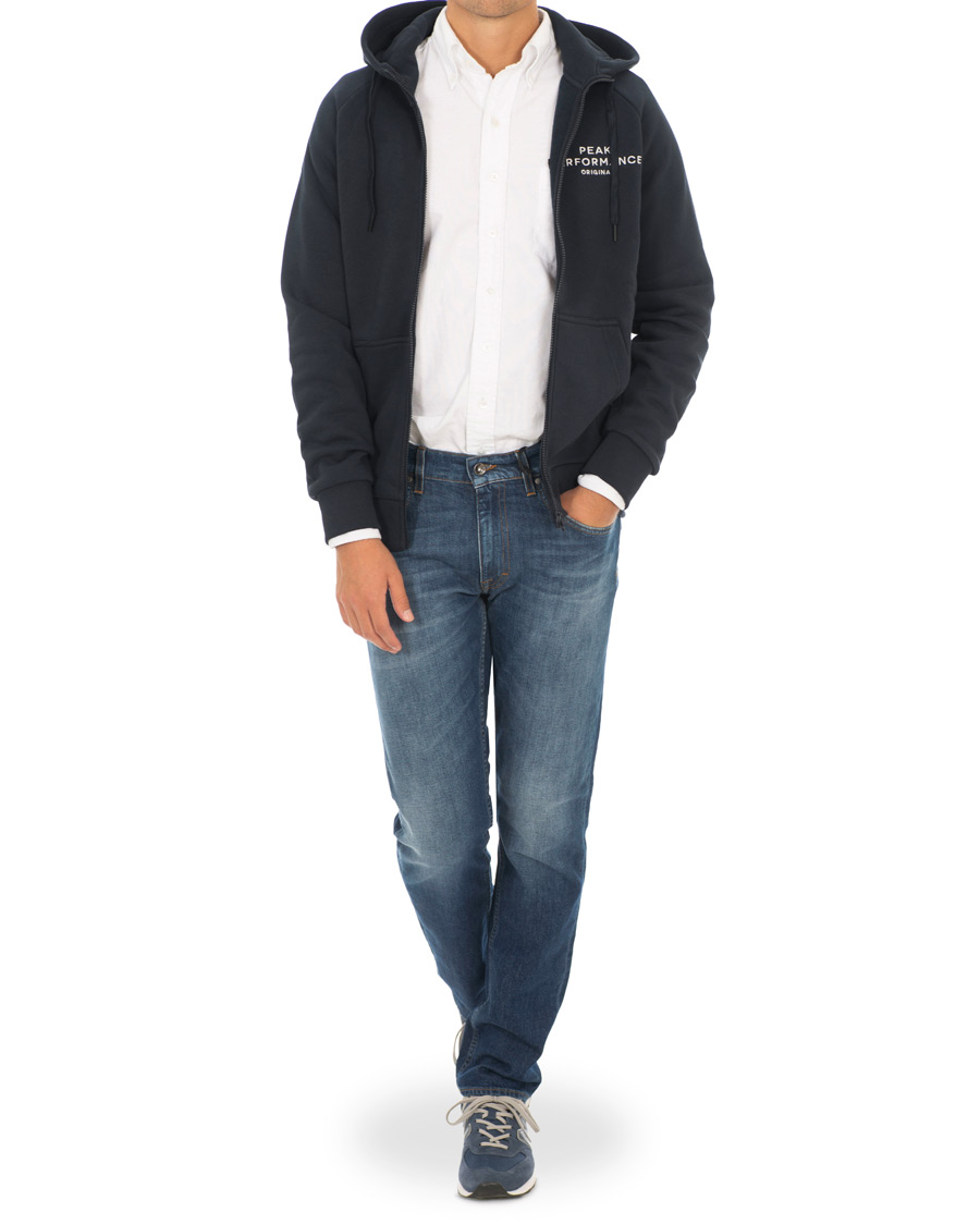 Homme | Pulls Et Tricots | Peak Performance | Original Full Zip Hoodie Navy