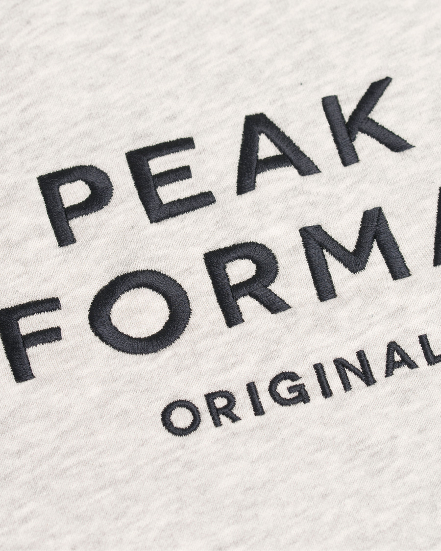 Homme | Pulls Et Tricots | Peak Performance | Logo Crew Neck Sweatshirt Grey